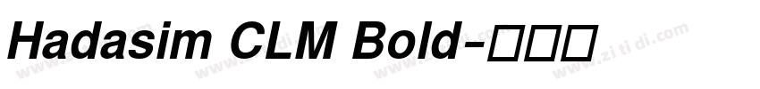 Hadasim CLM Bold字体转换 Hadasim CLM Bold字体转换